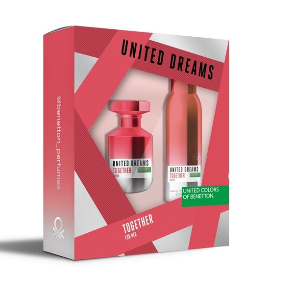 BENETTON COFRE TOGETHER FOR HER EDT X 100 ML.